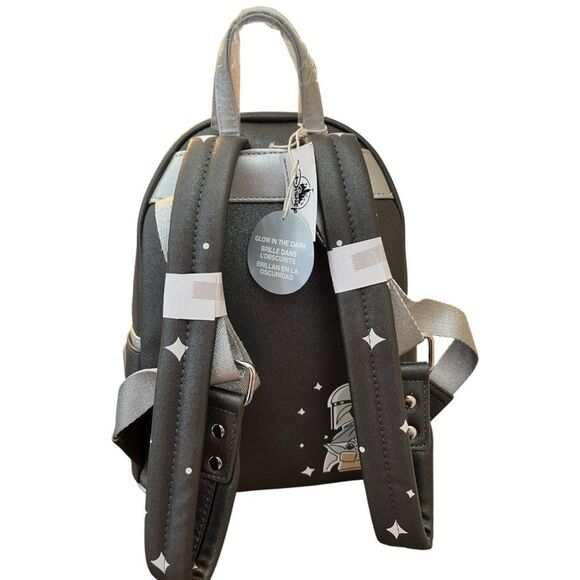 Loungefly Star Wars Mandalorian Grogu Baby Yoda Mini Backpack Glow In Dark NWT main image 4
